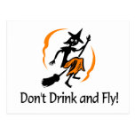 Dont Drink And Fly Witch Postcards
