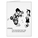 Don't Drink &amp; Drive on a Trike Greeting Card