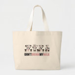 Don't Drink My Milk Canvas Bags
