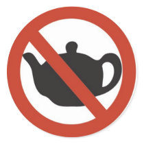DON'T DRINK THE TEA STICKERS