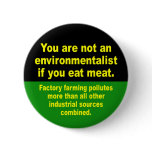 don't eat meat buttons
