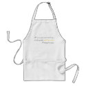 don't eat the yellow snow apron