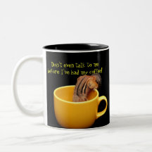 Don't even talk to me.... coffee mug