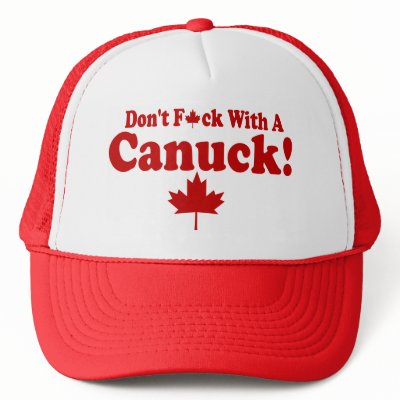 DON'T F*CK WITH A CANUCK !! TRUCKER HAT by TheBigTees
