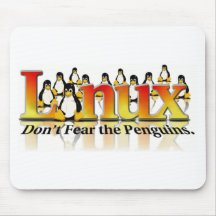 Don't Fear The Penguin Mousepads