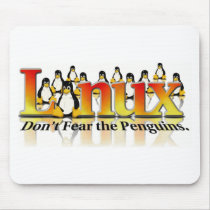 Don't fear the Penguins Mouse Pads