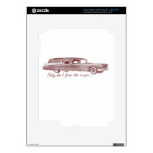 Don't fear the reaper Hearse Design iPad 3 Skins
