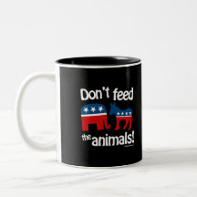 Don't Feed the Animals Coffee Mug