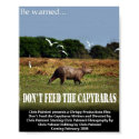 Don't Feed the CapybarasPoster posters