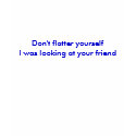 Don't flatter yourself t-shirts