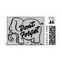 Dont Forget Elephant Postage postage