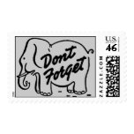 Dont Forget Elephant Postage postage