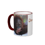 Don't forget me !  (Primate Baby) mugs