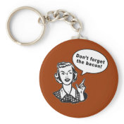 Don't Forget the Bacon! Fun Bacon Design Keychains