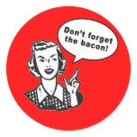 Don't Forget the Bacon! Fun Bacon Design Stickers