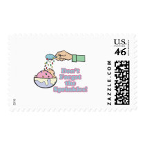 dont forget the sprinkles postage stamp