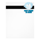 don't forget to floss flossing cartoon tooth letterhead template