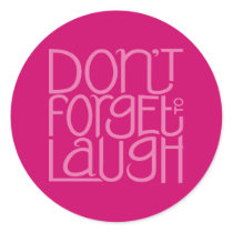 Don't Forget to Laugh pink Sticker by floatinglemonstype Don't Forget to Laugh pink Sticker