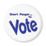 Don't Forget to Vote magnets