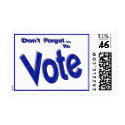Don't Forget to Vote postage