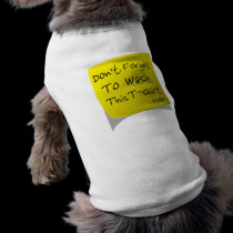 dont forget to wash pet clothing