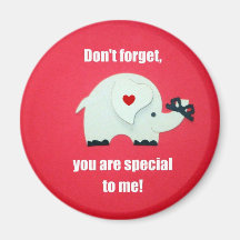 Don't forget, you are special to me! refrigerator magnet