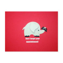 Don't forget your appointment! post cards