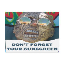 Don't Forget Your Sunscreen Postcard by NormaJean35 Don't Forget Your Sunscreen Postcard