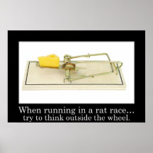 Don't get stuck in the rat race (S) Poster