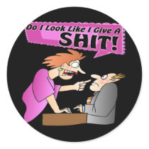 Don't Give A Shit T-shirts and Gifts For Her stickers
