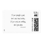 Dont Give Advice quote postage