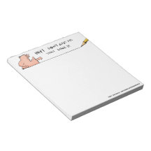 Don't Give Me That Line Note-Scratch Pad