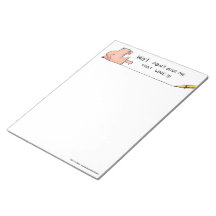 Don't Give Me That Line Note-Scratch Pad