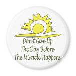 Don't Give Up magnets