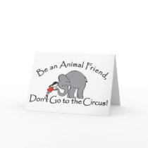 Don't Go to the Circus Card
