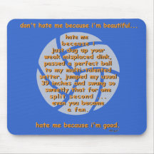 Don't Hate Me VOLLEYBALL Mouse Mats