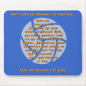 Don't Hate Me VOLLEYBALL mousepads
