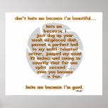 Don't Hate Me VOLLEYBALL Poster