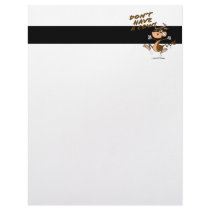 dont have a cow humorous cow cartoon letterhead design