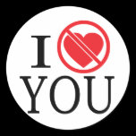 Don't Heart You stickers