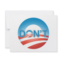 Don't invitations by NobamaShop Don't invitations