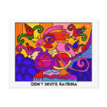 'don't invite katrina' post cards