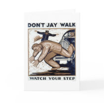 Don't Jay Walk 1937 WPA cards