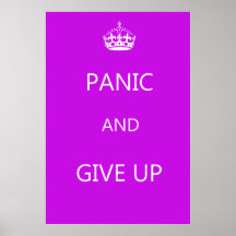 Don't Keep Calm Poster