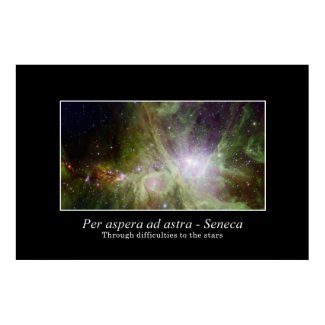 Don't let adversity stop you; reach for the stars. print