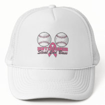 Dont Let Breast Cancer Steal 2nd Base Mesh Hats