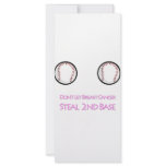 Don't let Breast Cancer Steal Second Base rack cards