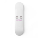Don't let Breast Cancer Steal Second Base Skateboard Deck