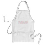 Don't let my car fool you christian gift item aprons