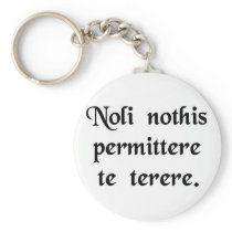 Don't let the bastards get you down key chain